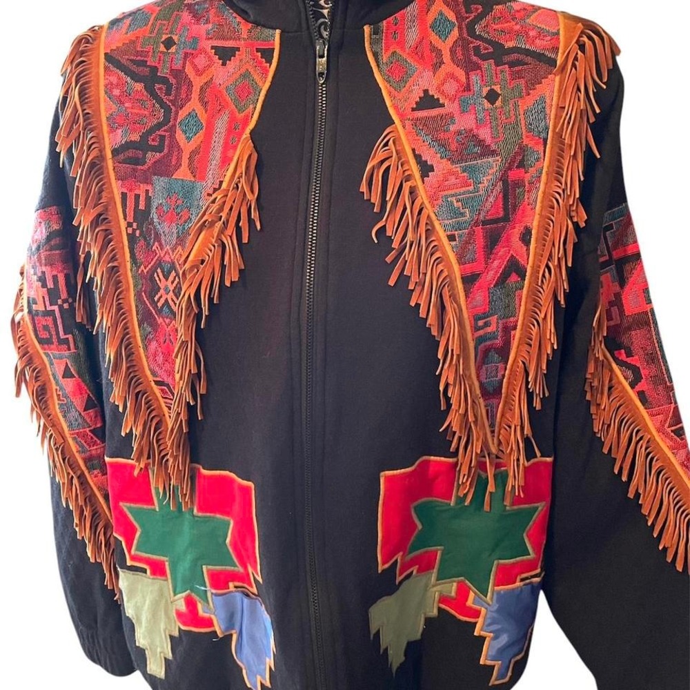 Vintage western Jacket with fringe.